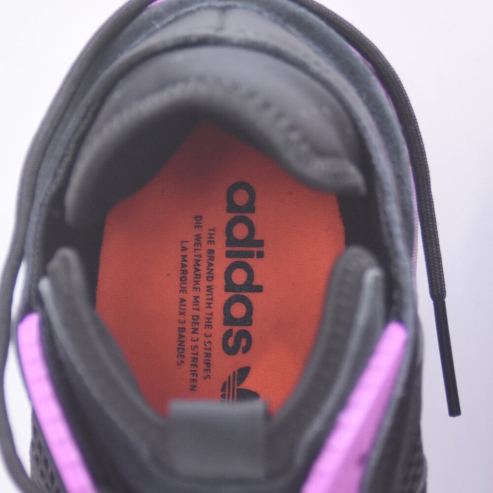 Rare Adidas Streetball 'Black Purple' Men's Sneakser EF6983 Shoes Size 17 EUC - Picture 14 of 16